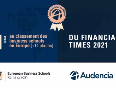 Classement Europe du Financial Times :  Audencia est 31e et gagne 14 places