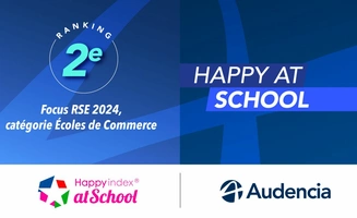 Happy at School 2024 : Audencia également mise en lumière pour son engagement RSE