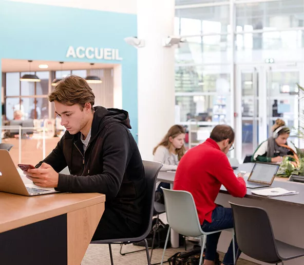 Audencia - Students in the Knowledge Hub