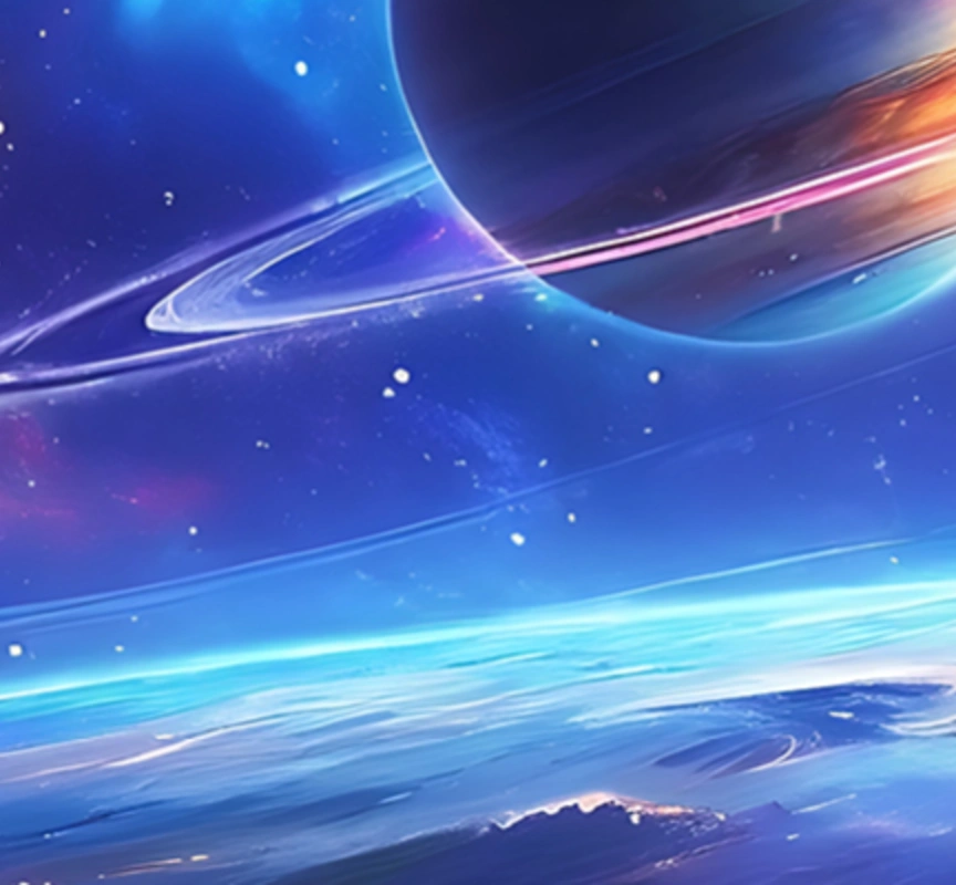 Ciel étoilé dans l'espace