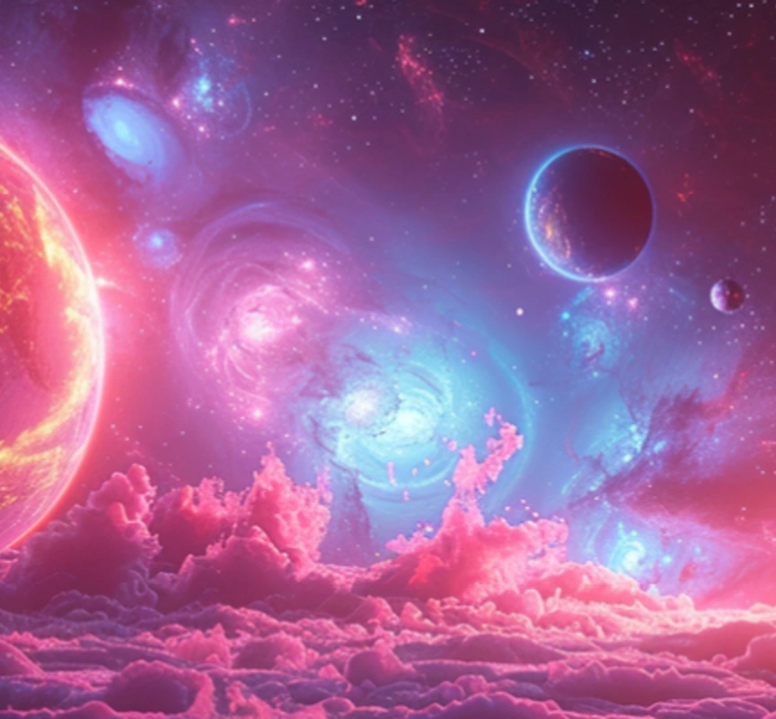 Ciel étoilé dans l'espace