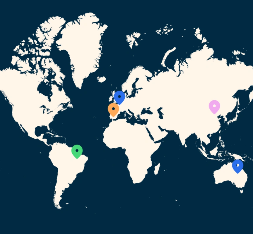 carte presence dans le monde audencia