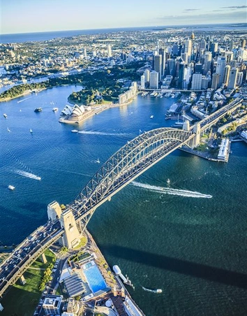 Vue aérienne de Sydney