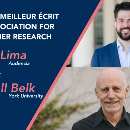 Vitor Lima, nouveau professeur à Audencia, remporte un prix de l'Association for Consumer Research