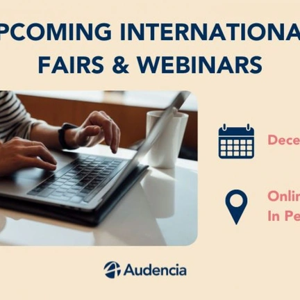 DECEMBER INTERNATIONAL FAIRS & WEBINARS