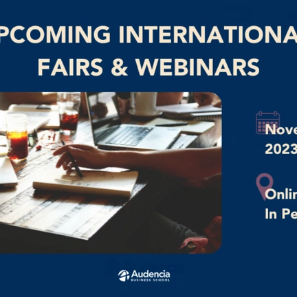 NOVEMBER 2023 INTERNATIONAL FAIRS & WEBINARS
