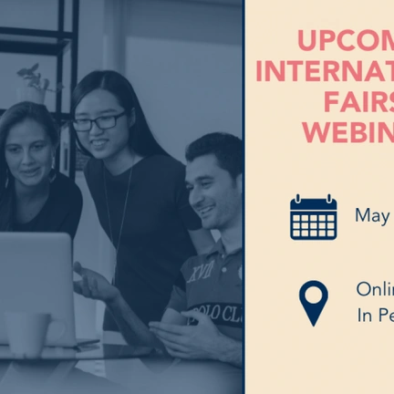 MAY INTERNATIONAL FAIRS & WEBINARS