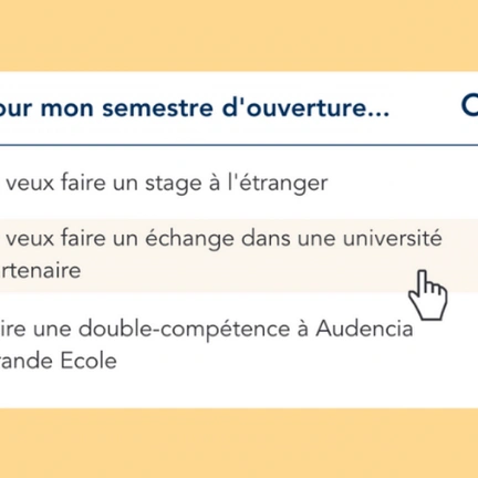 Semestre d'ouverture - Programme Audencia SciencesCom