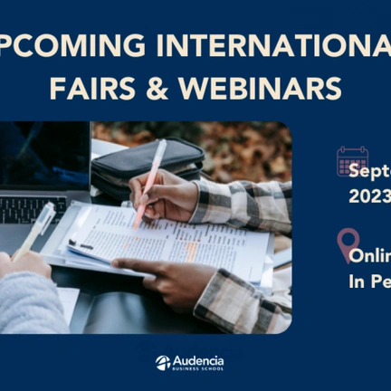 SEPTEMBER 2023 INTERNATIONAL FAIRS & WEBINARS