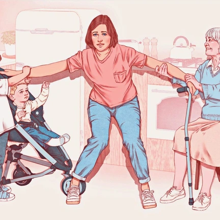 Illustration de la génération sandwich