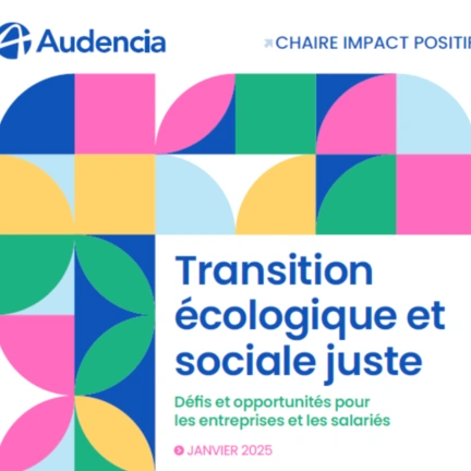couverture rapport étude Transition juste