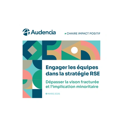couverture étude chaire Impact positif : Engager les équipes dans la stratégie RSE