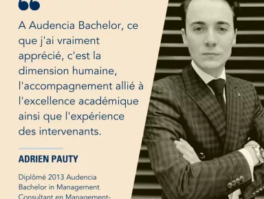 Échange avec Adrien, diplômé Audencia Bachelor 2013