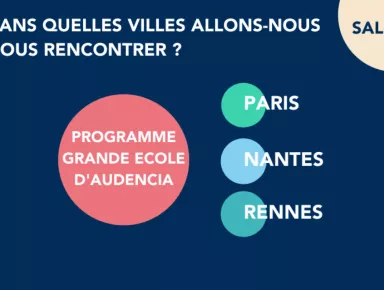 Sur quels salons retrouver les équipes du programme Grande Ecole d'Audencia ?