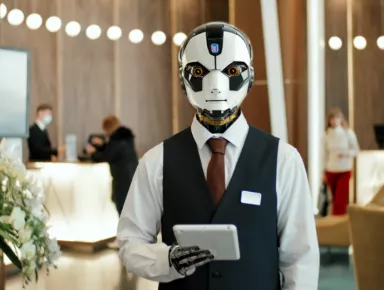 Joie, amour, surprise, intérêt et excitation : une étude révèle les émotions positives suscitées par les robots de service chez les clients des hôtels