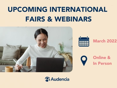 MARCH INTERNATIONAL FAIRS & WEBINARS