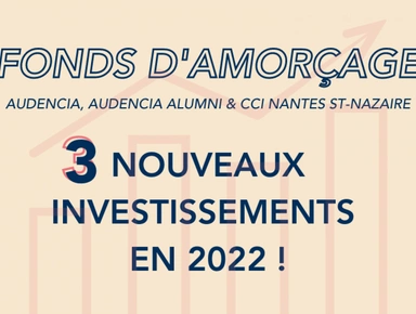 Nouveaux investissements du Fonds d’Amorçage