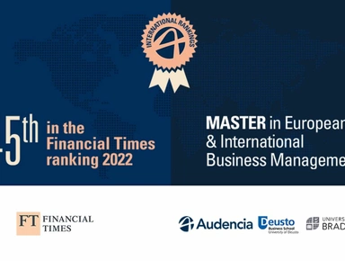 Financial Times Masters in Management Ranking 2022:  Two Audencia Programmes in the World Top 50