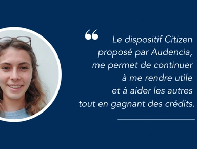 Juliette, étudiante engagée au sein du Club Rotaract