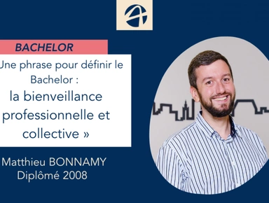 PORTRAIT DE DIPLÔMÉ : MATTHIEU BONNAMY