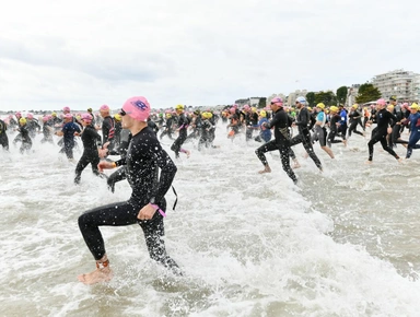 Le spectacle à nouveau au rendez-vous pour  la 36ème édition du triathlon Audencia – La Baule