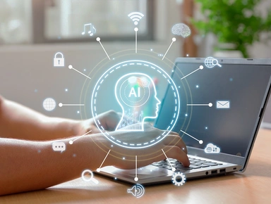 Personne écrivant sur une ordinateur portable