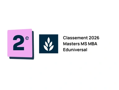 Audencia 2e place Classement Masters MS MBA Eduniversal 2026