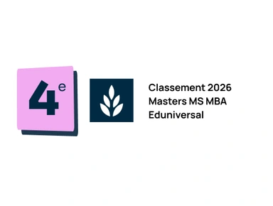 4e place classement 2026 Masters MS MBA Eduniversal