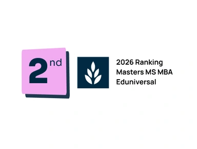 2nd ranking Masters MS MBA Eduniversal 2026