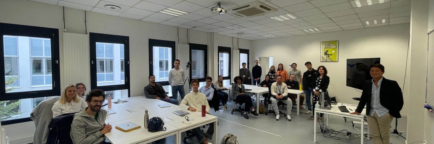 Students in a classroom