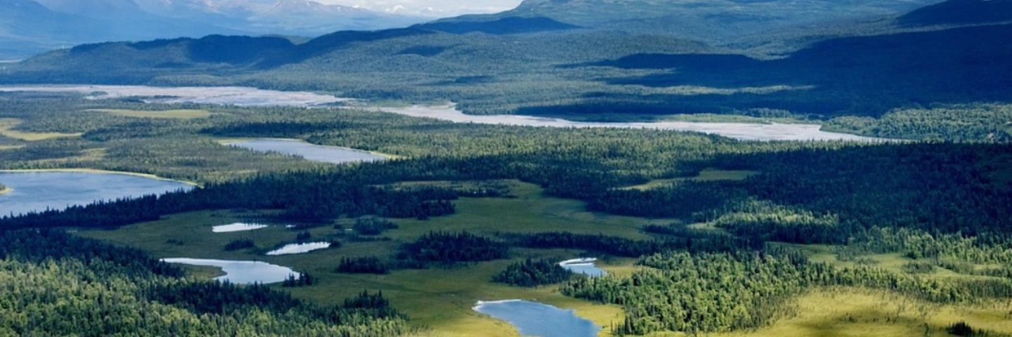 Paysage vu du ciel
