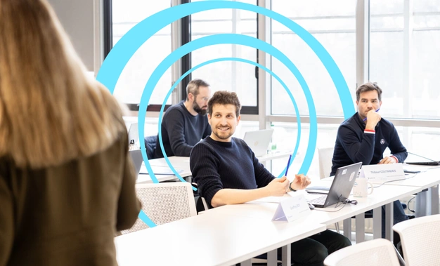 Participants à un cours à Audencia