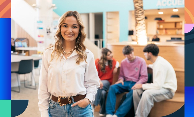 Header site concours groupe d'étudiants