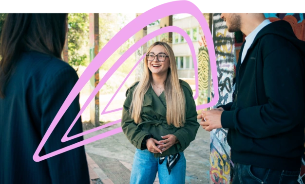 Un groupe d'étudiants d'Audencia