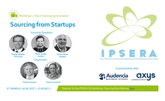 Sourcing from start-ups : a new challenge for procurement.