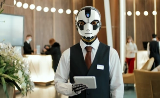 Joie, amour, surprise, intérêt et excitation : une étude révèle les émotions positives suscitées par les robots de service chez les clients des hôtels