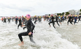 Le spectacle à nouveau au rendez-vous pour  la 36ème édition du triathlon Audencia – La Baule