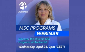 Webinar - Discover the Diverse MSc Programs of Audencia