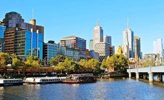 Paysage urbain d'Australie