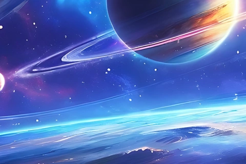 Ciel étoilé dans l'espace