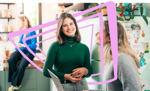 Une étudiante du bachelor