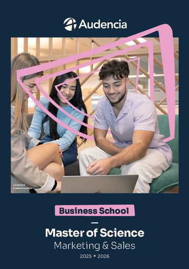 Couverture brochure MSc Marketing