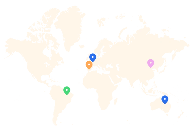 carte prensence dans le monde audencia