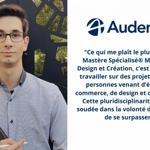 Découvrez le témoignage de Florian, étudiant du MS® Marketing, Design et Création