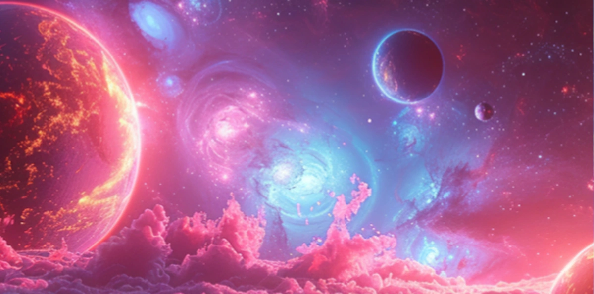 Ciel étoilé dans l'espace