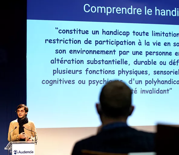 Audencia - Conference on understanding disability
