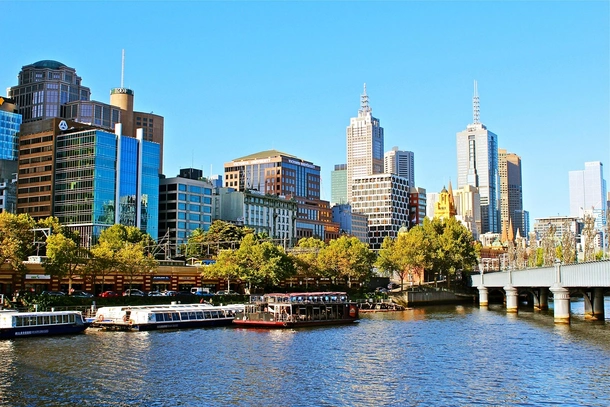 Paysage urbain d'Australie