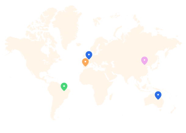 carte prensence dans le monde audencia